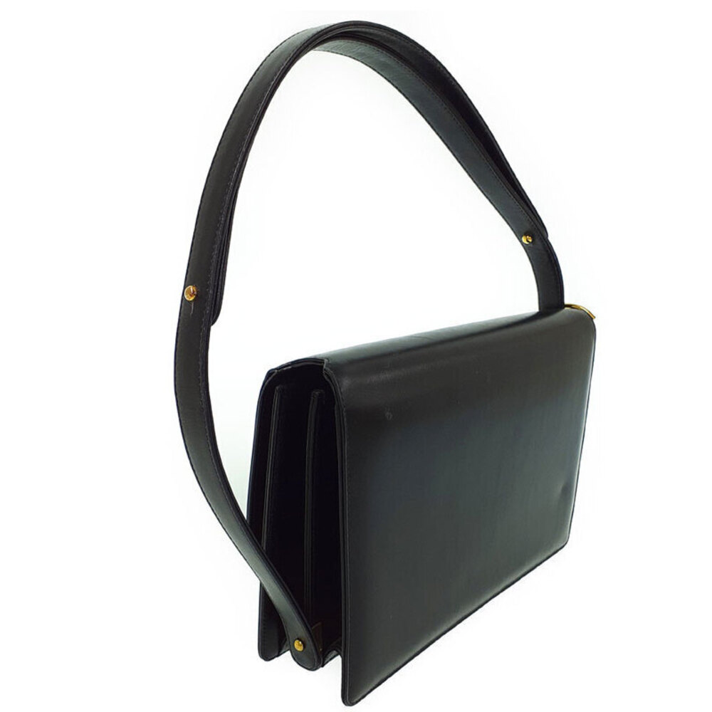 Celine Carriage bag leather black shoulder Horse